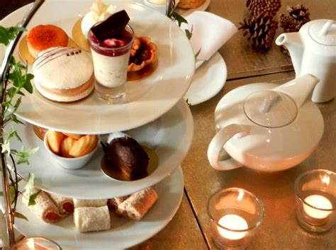 The Festive Afternoon Tea Features A Dainty Assortment Of Sandwiches
