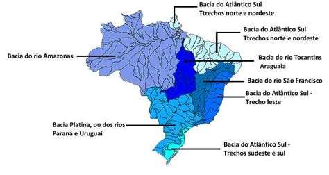 Hidrogeo Principais bacias hidrográficas do Brasil