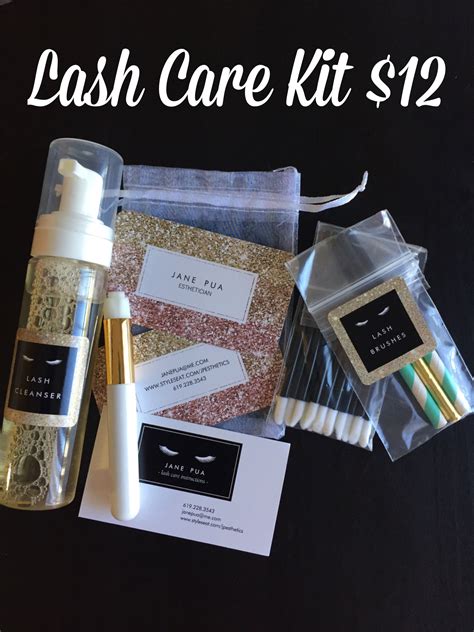Introducing My Lash Care Kit Now For Sale Eyelash Extensions