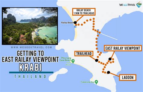 East Railay Viewpoint And Princess Lagoon Hike Railay Beach Krabi We