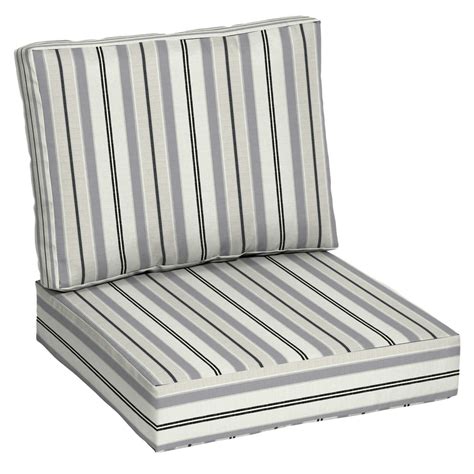 Better Homes And Gardens Grey Bay Stripe 42 X 24 In Outdoor Deep Seat