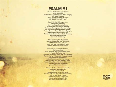 Psalm 91 Wallpapers Top Free Psalm 91 Backgrounds Wallpaperaccess
