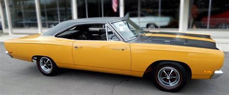 1969 Plymouth Road Runner In Bahama Yellow Plymouth Muscle Cars