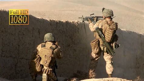 Us Marines In Heavy Combat Action Against Taliban Intense Firefights