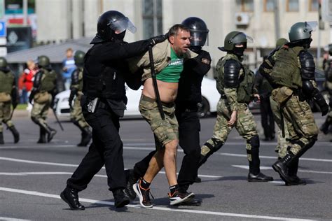 Belarus Activists Make List Of Police From Protest Crackdown