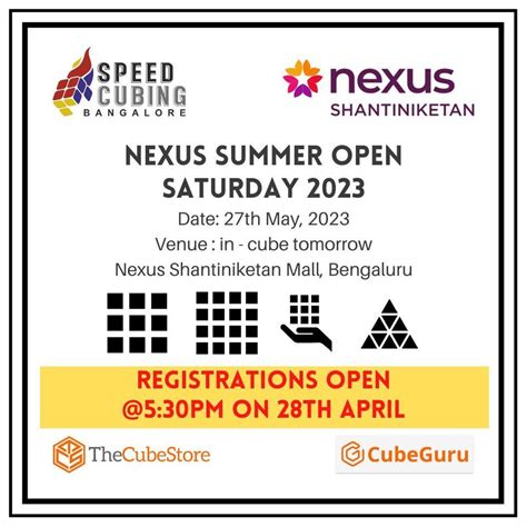 Nexus Summer Open Bangalore Saturday 2023 Nexus Shantiniketan