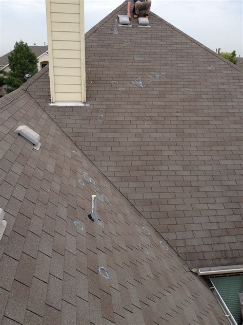 What are the options if an insurance adjuster denies my hail damage claim? This is what it looks like when an insurance adjuster marks up a roof and approves it for ...