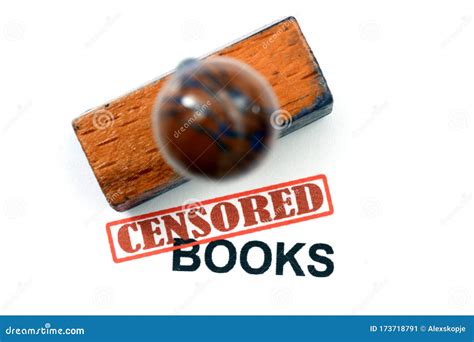 Libros Censurados Imagen De Archivo Imagen De Prohibido