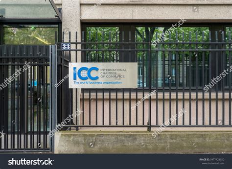 Icc International Chamber Commerce Front Store Stock Photo 1977428150