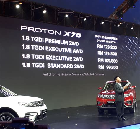 On the road price rm 126,134.79 (with insurance). Proton In 2018 - Part 21: Proton X70 SUV Officially ...