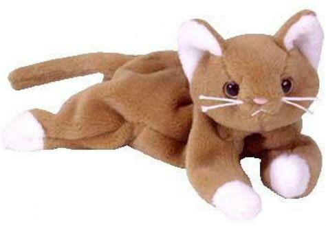 TY Beanie Baby NIP The Gold Cat 7 5 Plush NO TY HANG TAG