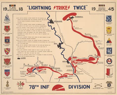 78th Infantry Division Campaign Map Historyshots Infoart
