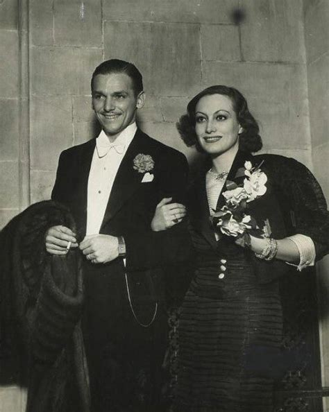 Douglas Fairbanks Jr With Then Wife Joan Crawford Despite Their