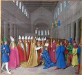 Charlemagne Being Crowned Emperor By Pope Leo III, Painted By Jean ...