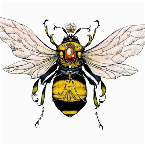 Queen Bee By Erica Williams Queen Bees Art Bee Art Bee Drawing