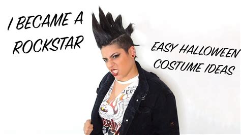 Rockstar Halloween Costume Easy Diy Costumes Youtube