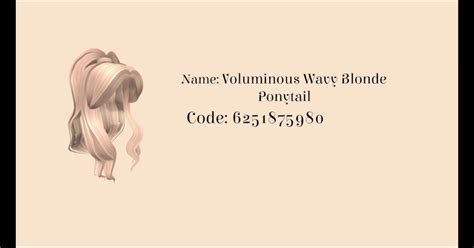 Bloxburg Codes Hair 10 Bloxburg Aesthetic Hair Codes Brown And Blonde