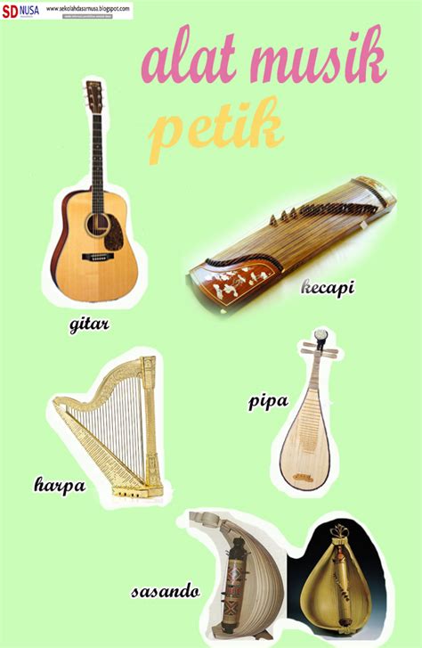 Gambar Dan Nama Alat Musik Petik Pulp