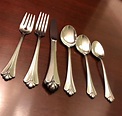 Oneida Royal Flute Stainless Flatware, complete 6 piece service for 4 ...