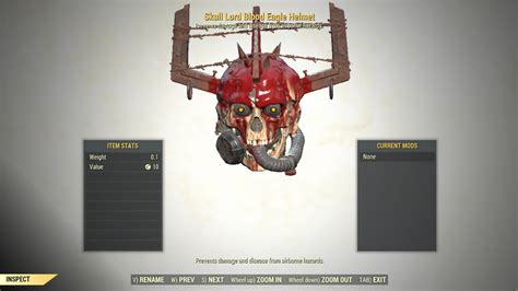 Skull Lord Blood Eagle Helmet Daily Ops Season 6 Reward Outfit Fallout