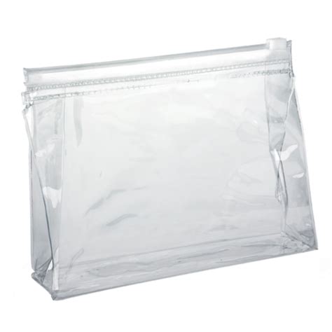 Clear Pvc Clear Slide Zipper Bag The Branded Company