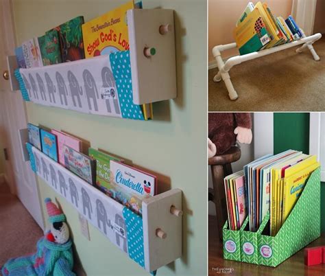 10 Easy Diy Kids Book Storage Ideas