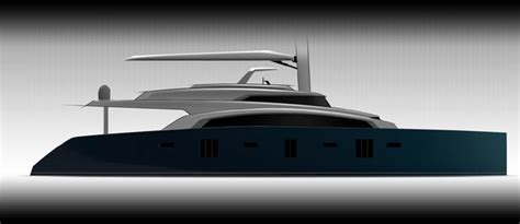 Luxury Yacht Sunreef 92 Double Deck Project Side View — Yacht Charter