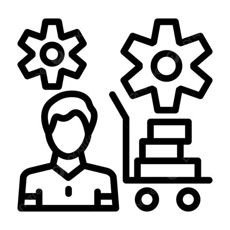 Supplier Line Icon Vector Supplier Icon Agency Contractor Png And