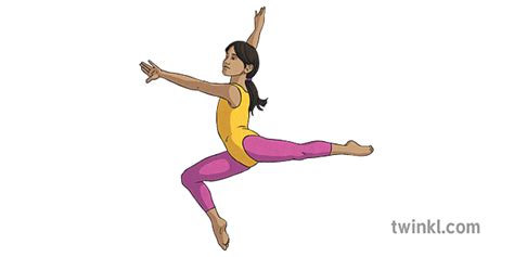 Stag Jump Version 1 Y5 Gymnastics Movement Pe Twinkl Move Ks2