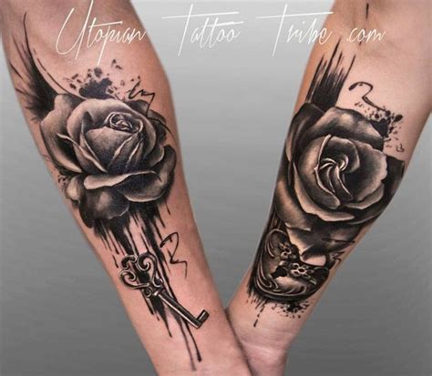 Before you wear a couples tattoo design, its appropriate that you consider if the the style is ideal for you. key rose - Pesquisa Google | Couples tattoo designs ...
