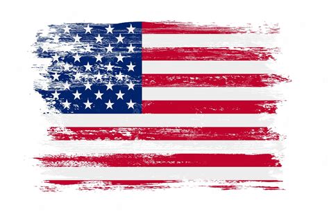 Premium Vector Grunge American Flag