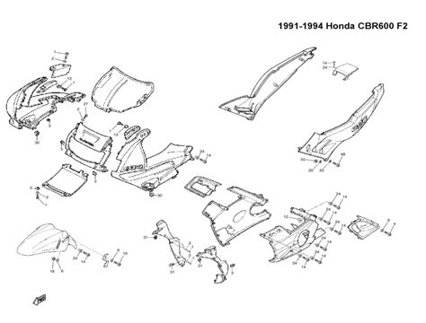 1991 Honda Cbr 600 F2 Wiring Diagram Wiring Diagram Pictures