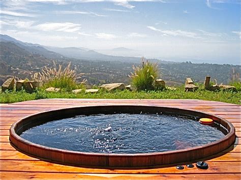 The type of stain and procedure used for staining a redwood surround is not unlike t hose used on decks. 55 best images about Custom Built Wooden Hot Tubs on Pinterest