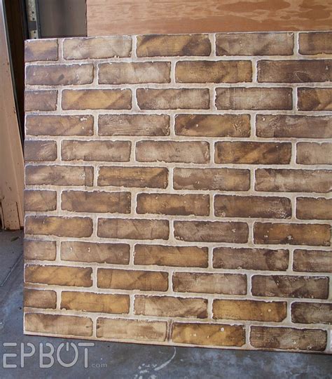 Diy Faux Brick Painting Tutorial Exterior Brick Veneer Brick Veneer