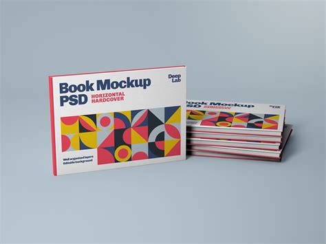 Download Horizontal Book Cover Mockup Set - FREE on Behance