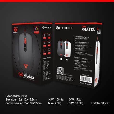 Fantech G10 Rhasta Usb Gaming Mouse Blackmouseadvanti