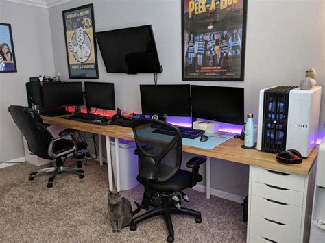 His And Hers Battlestations A Kitty Battlestations Computer Desk