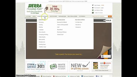 Sierra Trading Post Coupons And Promo Codes Youtube