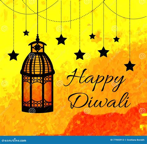 Happy Diwali Indian Festival Of Lights Diwali Greeting Card