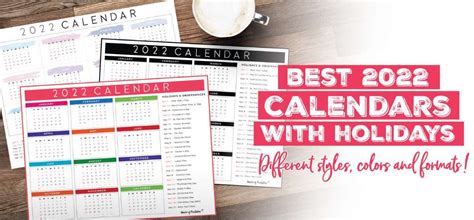 Free Printable Calendars For 2021 And 2022 World Of Printables In 2022