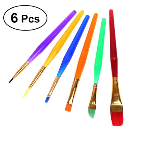 Buy 6 Pcs Assorted Sizes Childrens Paint Brushes