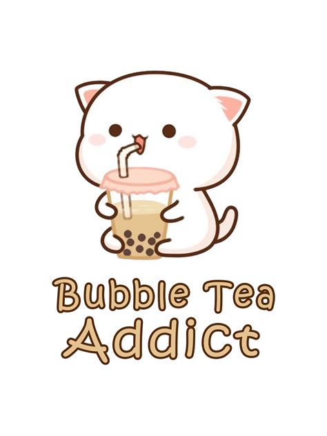 Bubble Tea Addict Cute Tumblr Wallpaper Cute Kawaii Drawings