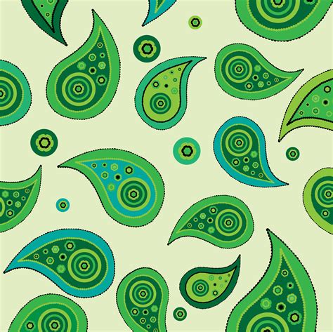 Paisley Pattern Green Free Stock Photo Public Domain Pictures