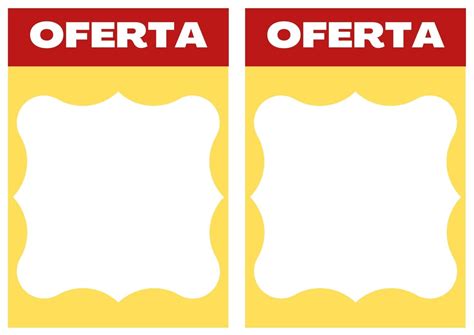 Carteles de ofertas ️ para Imprimir