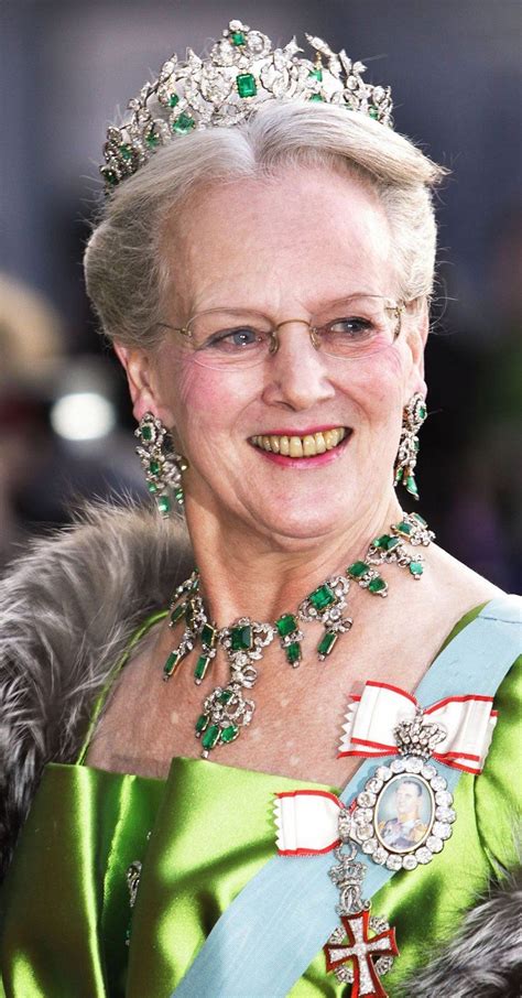 Danish Queen Margrethe You Are Dripping In Emeralds But They Dont