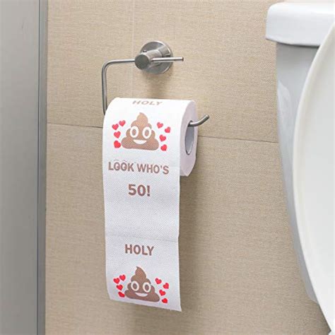 Fun 50th birthday gifts for him. 50th Birthday Gifts for Women and Men - Funny Toilet Paper ...