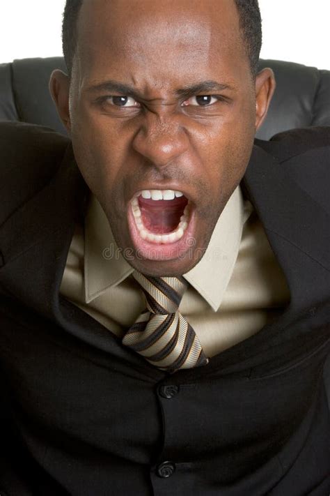 Angry Yelling Businessman Stock Image Image Of Screaming 5150527