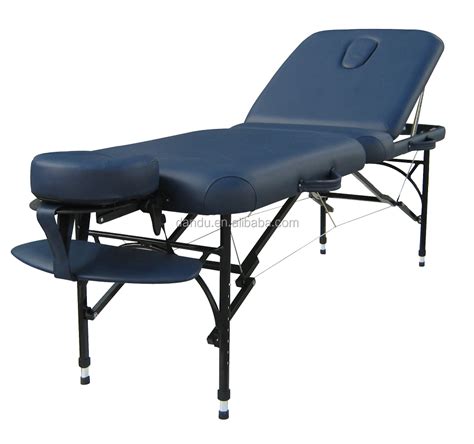 alula deco portable aluminium massage table steel frame massage bed backrest massage table