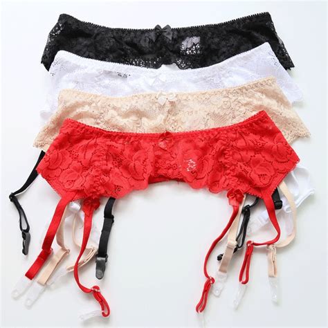 Buy Intimates Sexy Lingerie Lace Garter Belt For