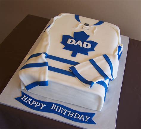 ✓ free for commercial use ✓ high quality images. Toronto Maple Leafs jersey cake | I made this hockey ...